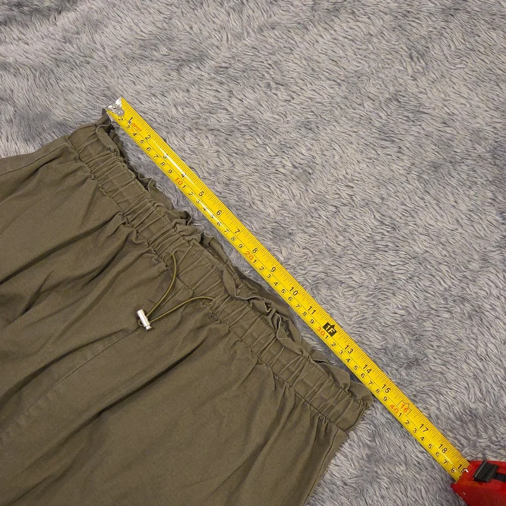 Rachel Zoe Olive Midi Cargo Skirt Size L! - Picture 6 of 8